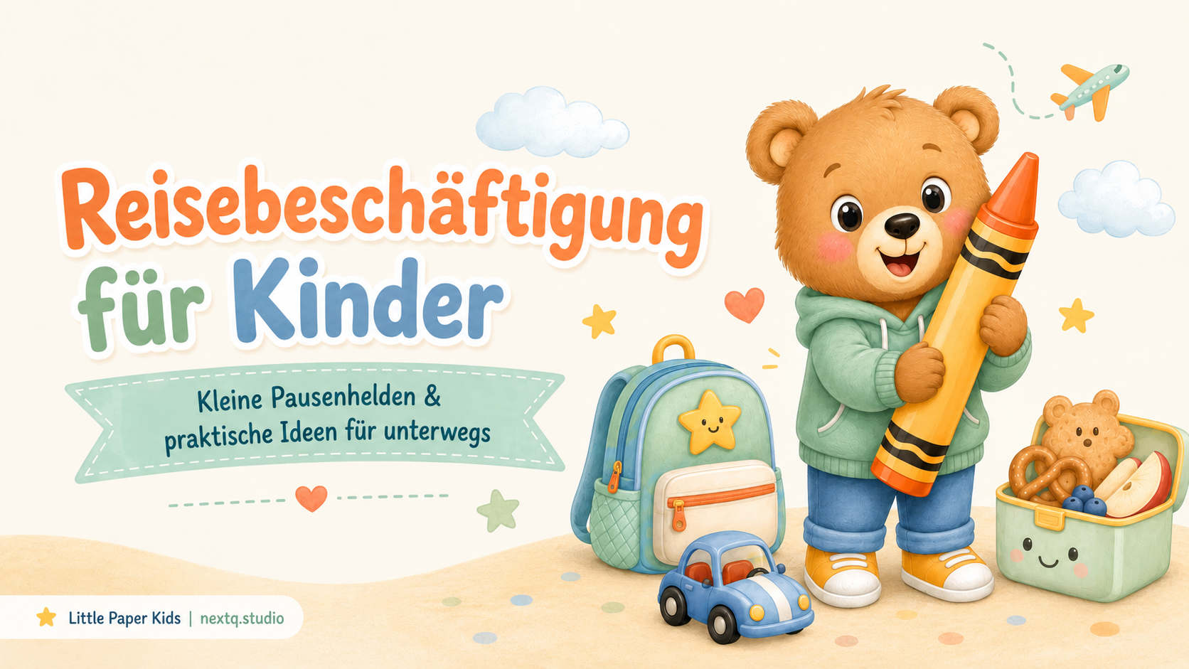 Reisebeschäftigung für Kinder: Freebie zum Ausdrucken & praktische Ideen für unterwegs